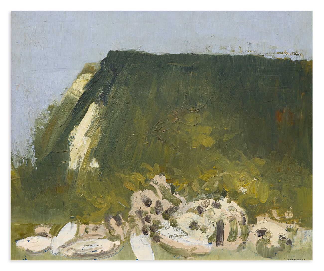GIANCARLO CAZZANIGA (1913-2013) - Interno al Conero, 1971 Öl auf Leinwand

cm 50&hellip;