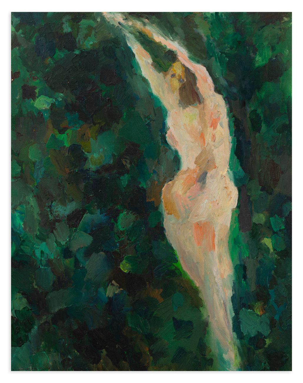 ERNESTO TRECCANI (1920-2009) - Nudo contro la siepe, 1965 Olio su tela

cm 100x8&hellip;