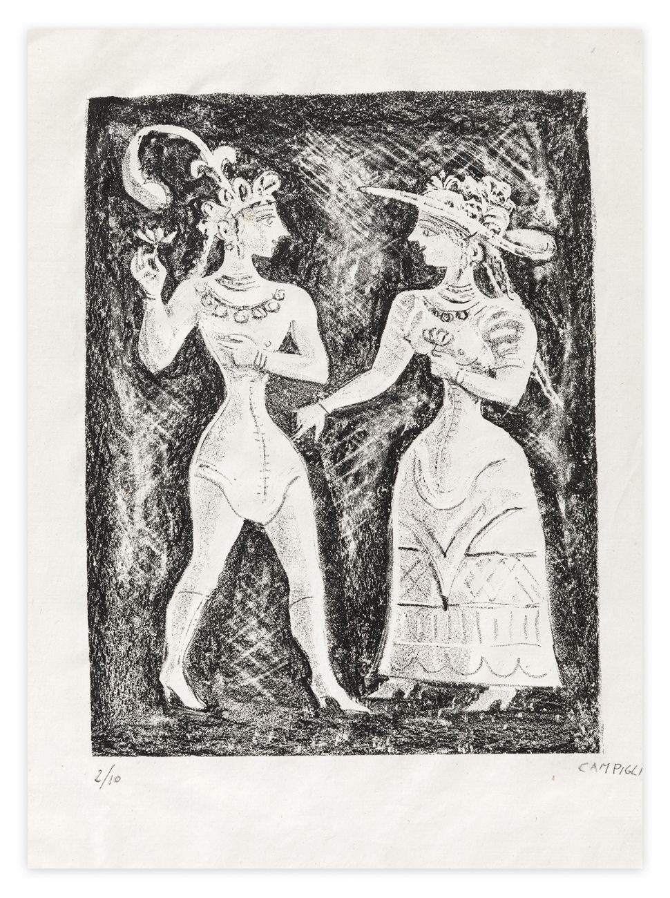 MASSIMO CAMPIGLI (1895-1971) - Senza Titolo Lithographie

32,5x24,5 cm

Signatur&hellip;