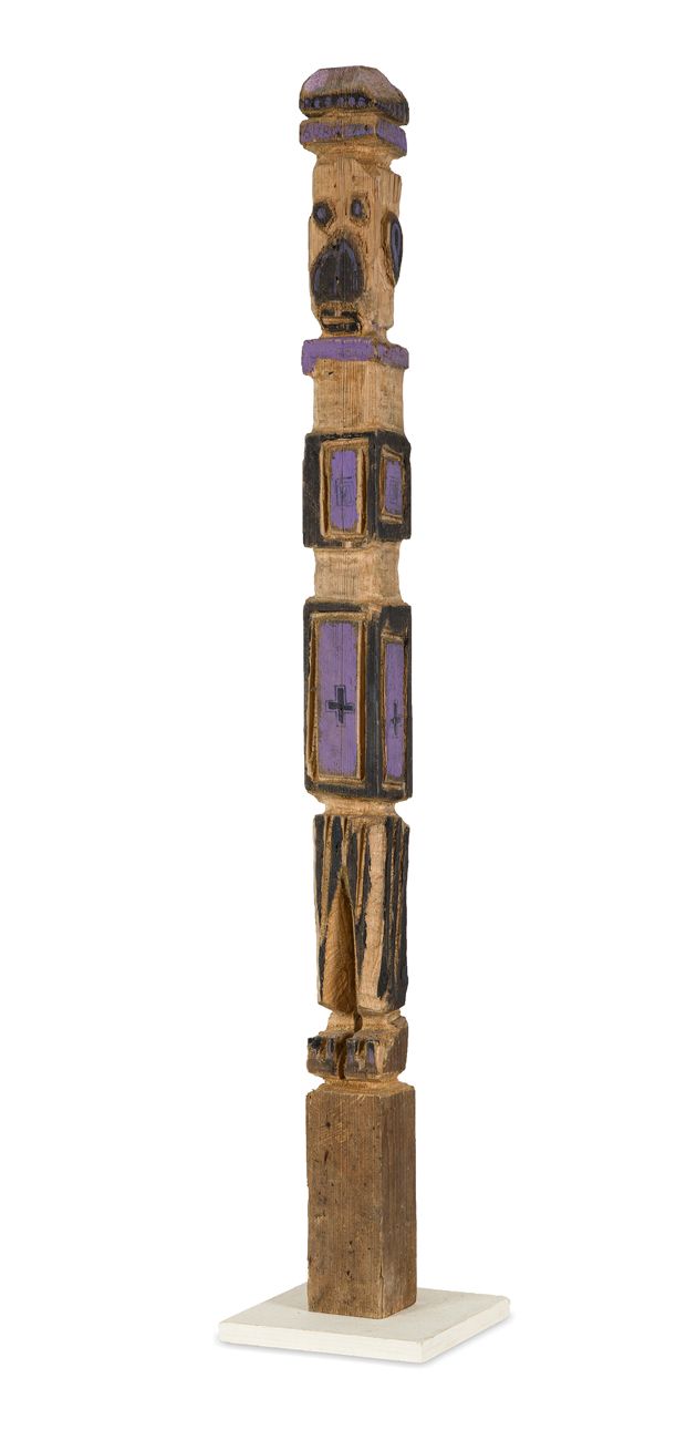 FILIPPO BIAGIOLI (1975) - Guardian figure, 2013 云杉木雕塑

112x7.5x7.5厘米

底座下的签名



&hellip;