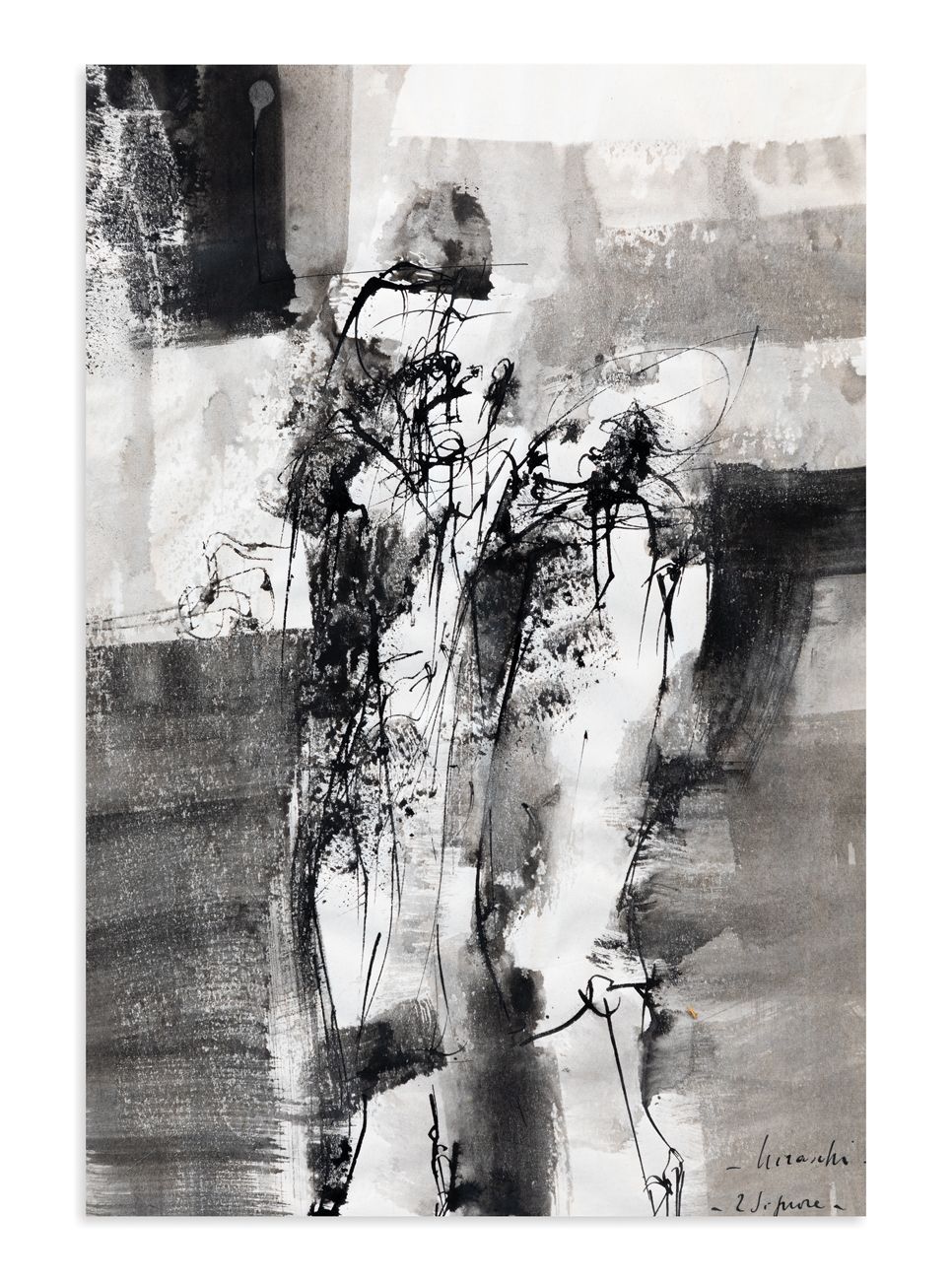 NANDO LURASCHI (1928-2019) - 2 figure, 1965 circa Gouache su carta

cm 27x18,5

&hellip;