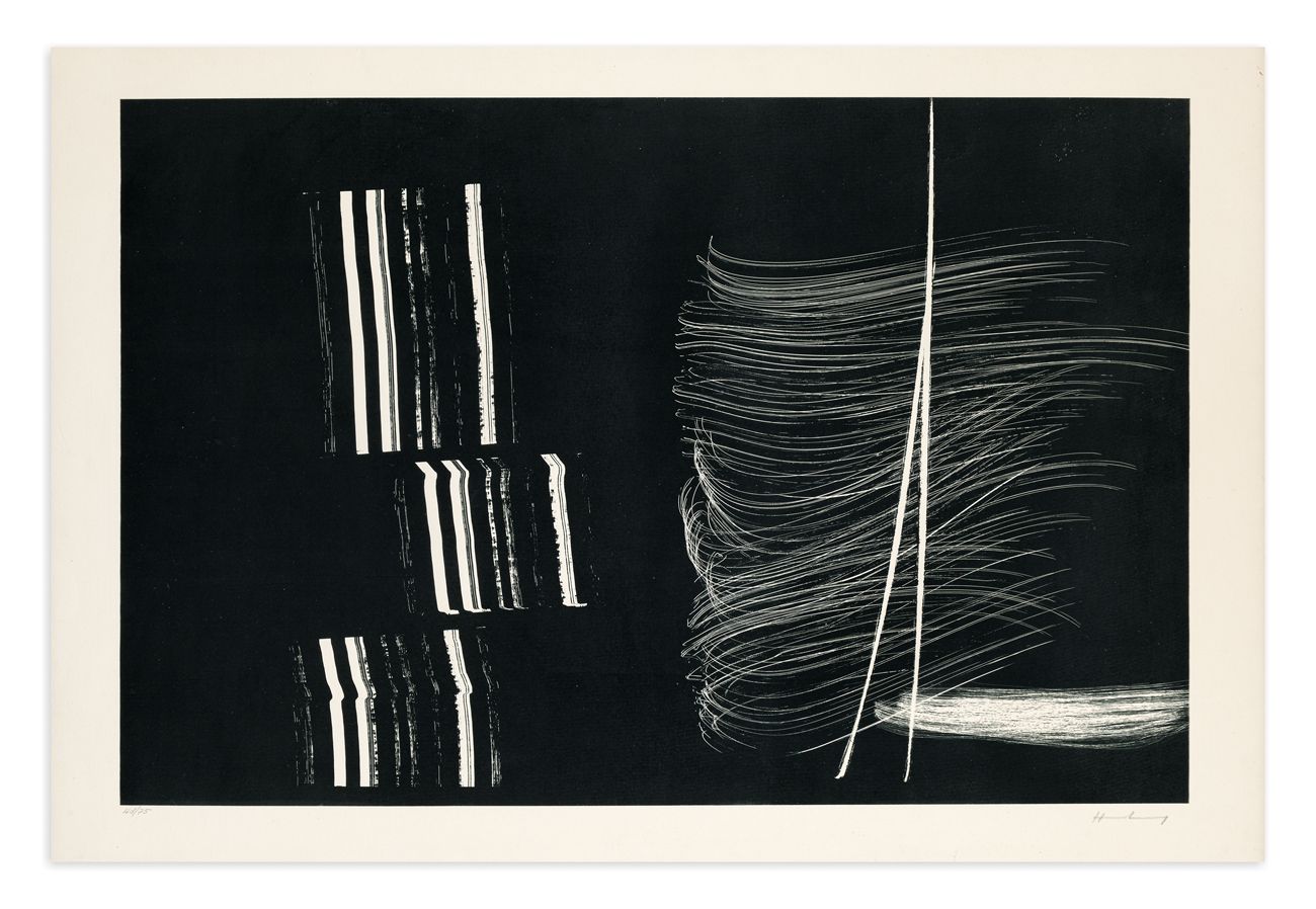 HANS HARTUNG (1904-1989) - L 1970-3, Franadole Suite A, pl. III, 1970 Litografía&hellip;