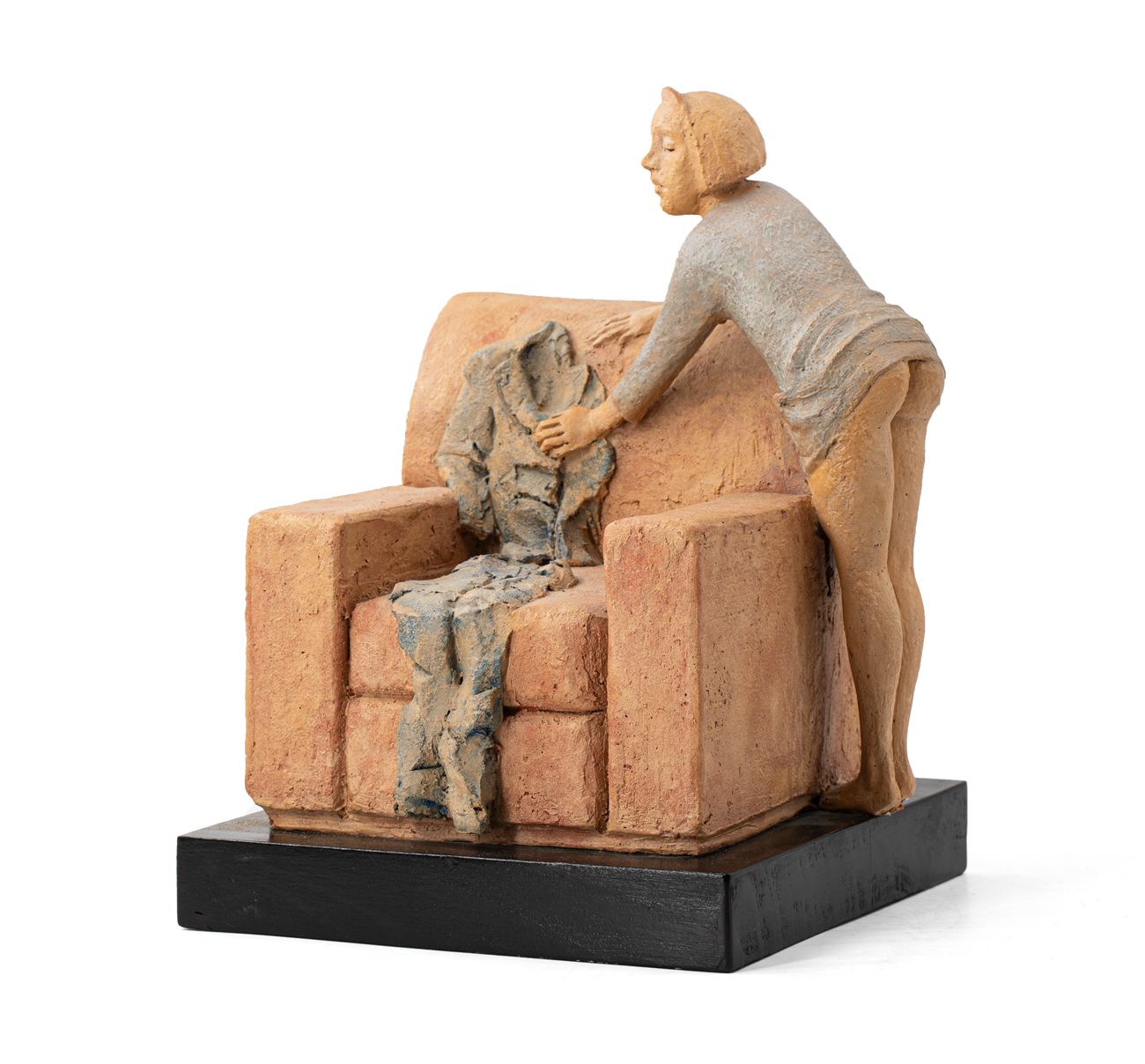 MASSIMO BERTOLINI (1962) - Senza Titolo Terrakotta-Skulptur

cm 30x21x23