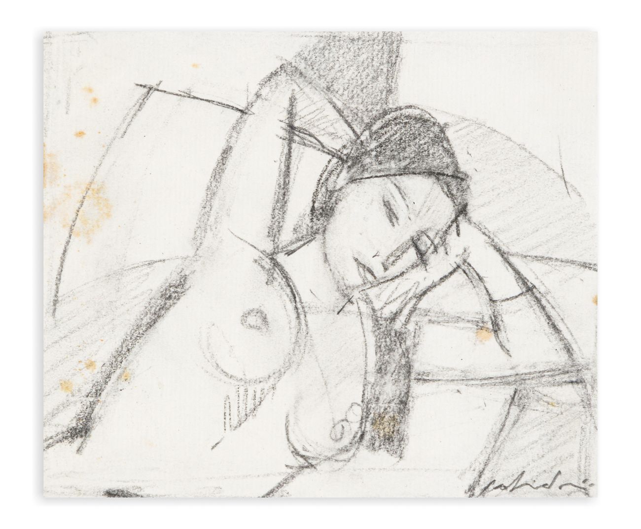 ALDO SALVADORI (1905-2002) - Senza Titolo Fusain sur papier

12,5x15 cm

Signatu&hellip;