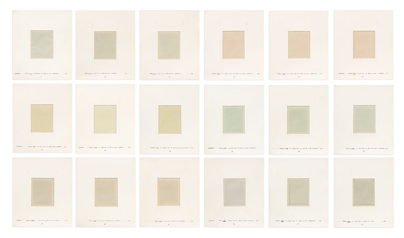 GIANFRANCO ZAPPETTINI (1939) - Pastello su cinque fogli di carta da lucido sovra&hellip;