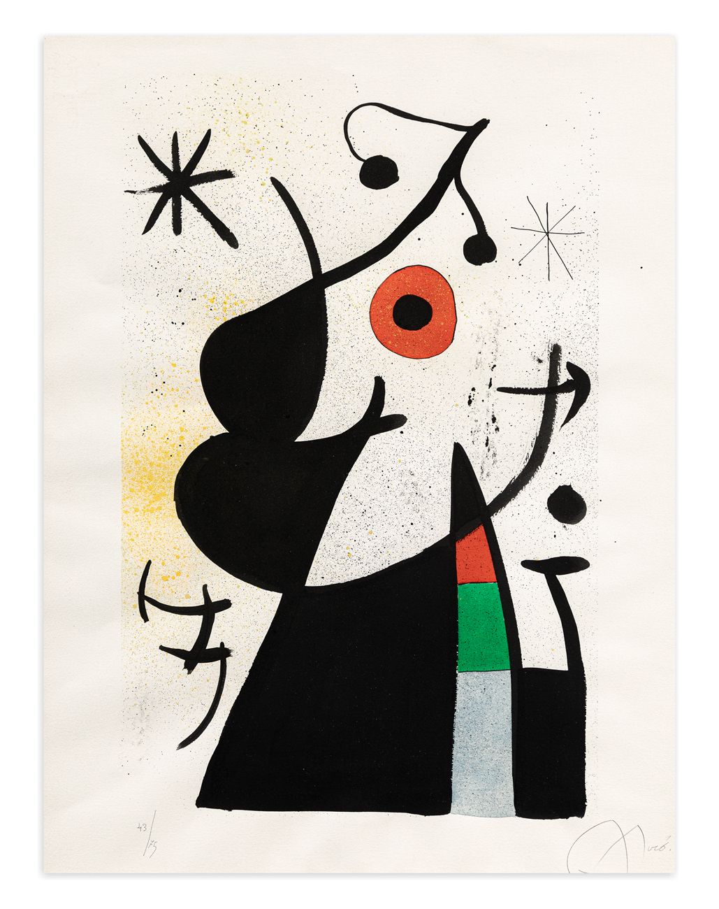 JOAN MIRÒ (1893-1983) - Senza Titolo Litografia

cm 66x50

Firma e numerazione (&hellip;