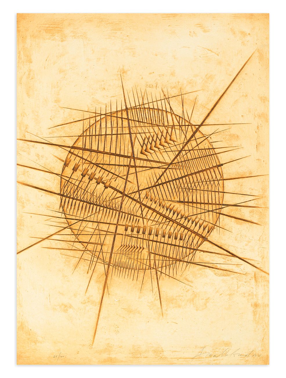 ARNALDO POMODORO (1926) - Senza Titolo Calcografia

cm 68,5x49,5

Firma e numera&hellip;