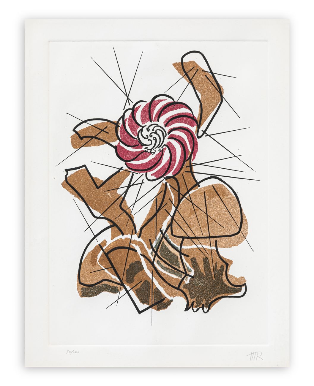 MAN RAY (1890-1976) - Cactus Dansant, 1976 蚀刻画
纸张43x31厘米
可见画幅50.5x38厘米
正面有铅笔签名和编&hellip;