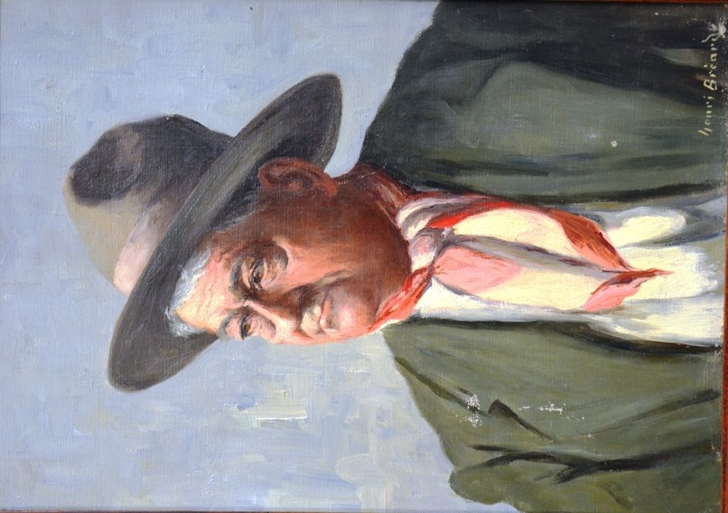 Henri-Georges BRÉARD (1873-c.1939) "Homme au chapeau".

Huile sur toile signée e&hellip;
