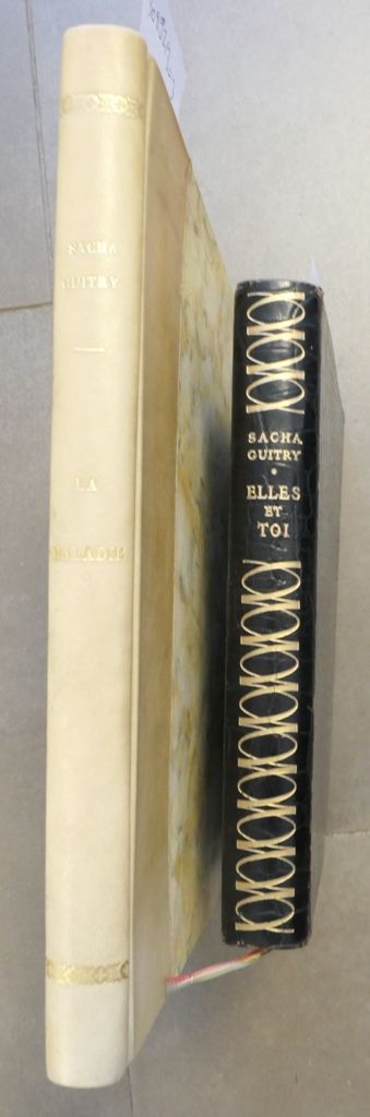 Lot de deux volumes de Sacha Guitry comprenant: - Elles et toi, illustrato da Su&hellip;