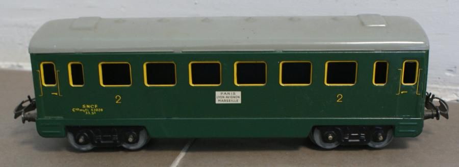 HORNBY Wagon DEV 2ème classe TBE écartement O type Hornsby