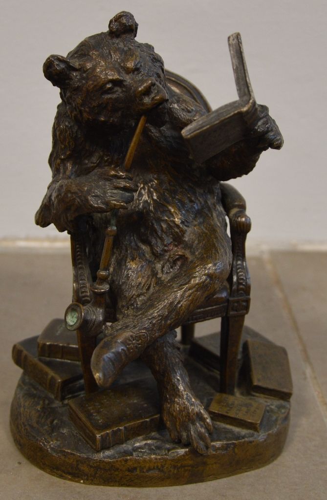 Christophe FRATIN (1801-1864) "Opium-smoking bear".
Sculpture in bronze with sha&hellip;