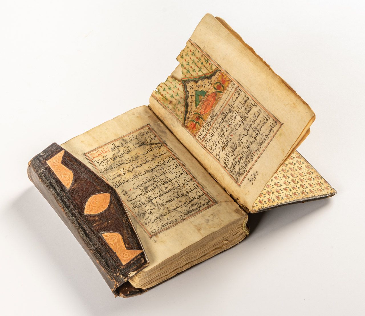 SELTENE ARABISCHE HANDSCHRIFT Maroc / Perse, probablement XVIIIe siècle, avec un&hellip;
