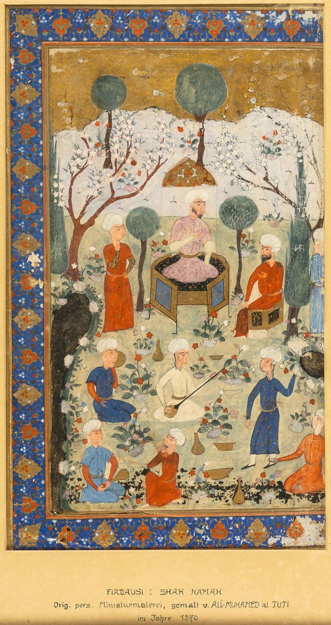 PERSISCHE MINIATUR AUS SCHAHNAMEH VON ABU L-QASEM - E FIRDAUSI (940–1020) PERSIA&hellip;