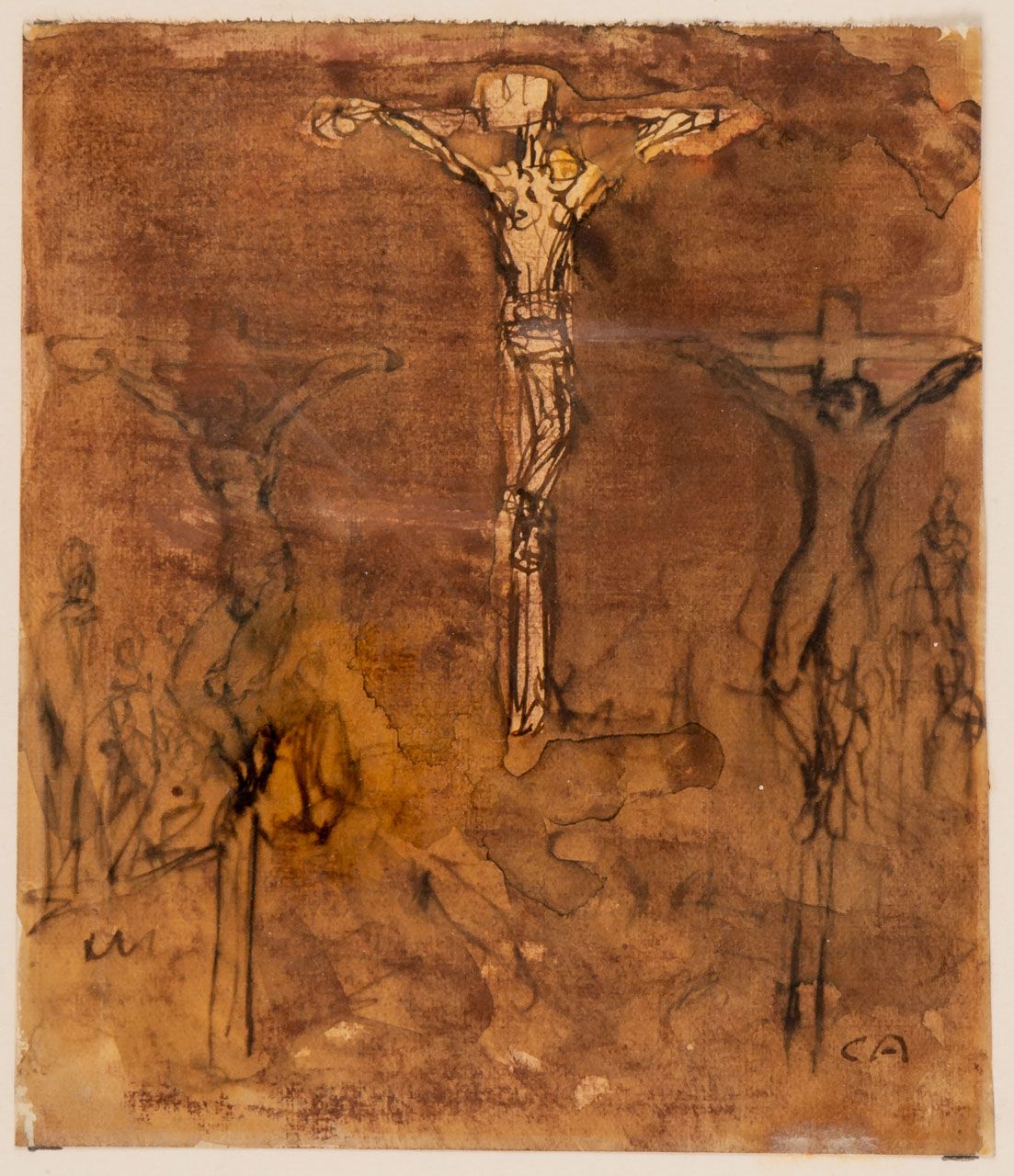 Cuno AMIET (1868-1961) Crucifixion

Encre et aquarelle sur papier, monté sur pap&hellip;