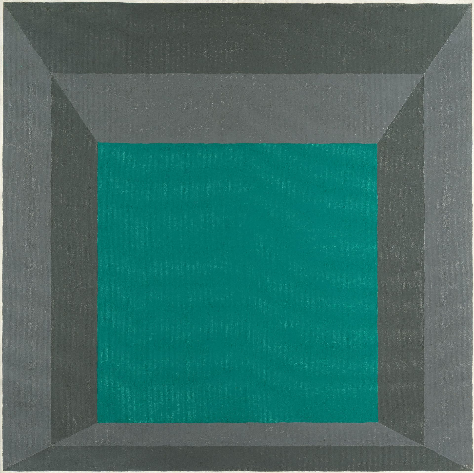Josef Albers Josef Albers, Study for Homage to the Square: ‚Oracle‘.

Öl auf Mas&hellip;