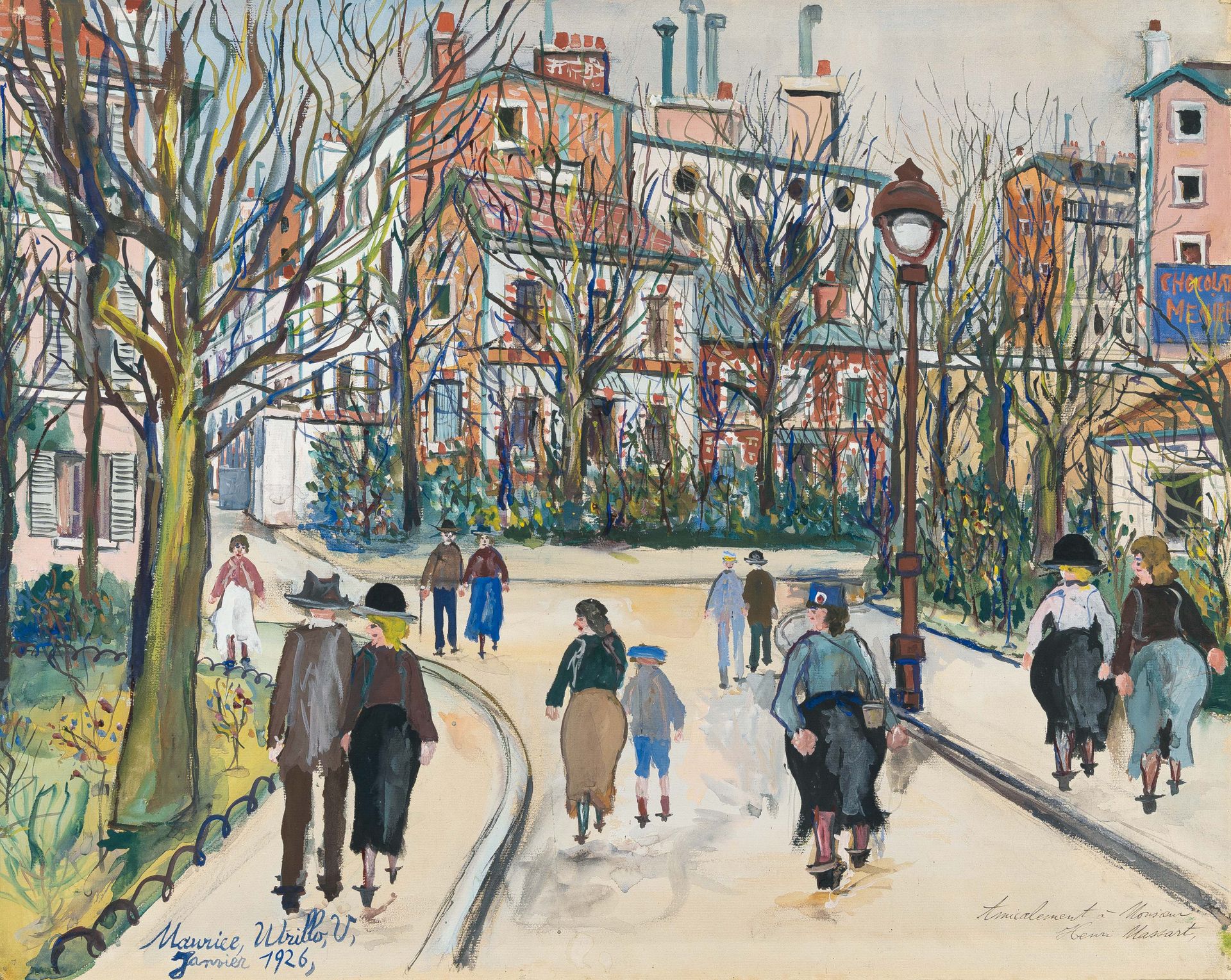 Maurice Utrillo (1883 Paris - Dax 1955) Maurice Utrillo (1883 Paris - Dax 1955),&hellip;