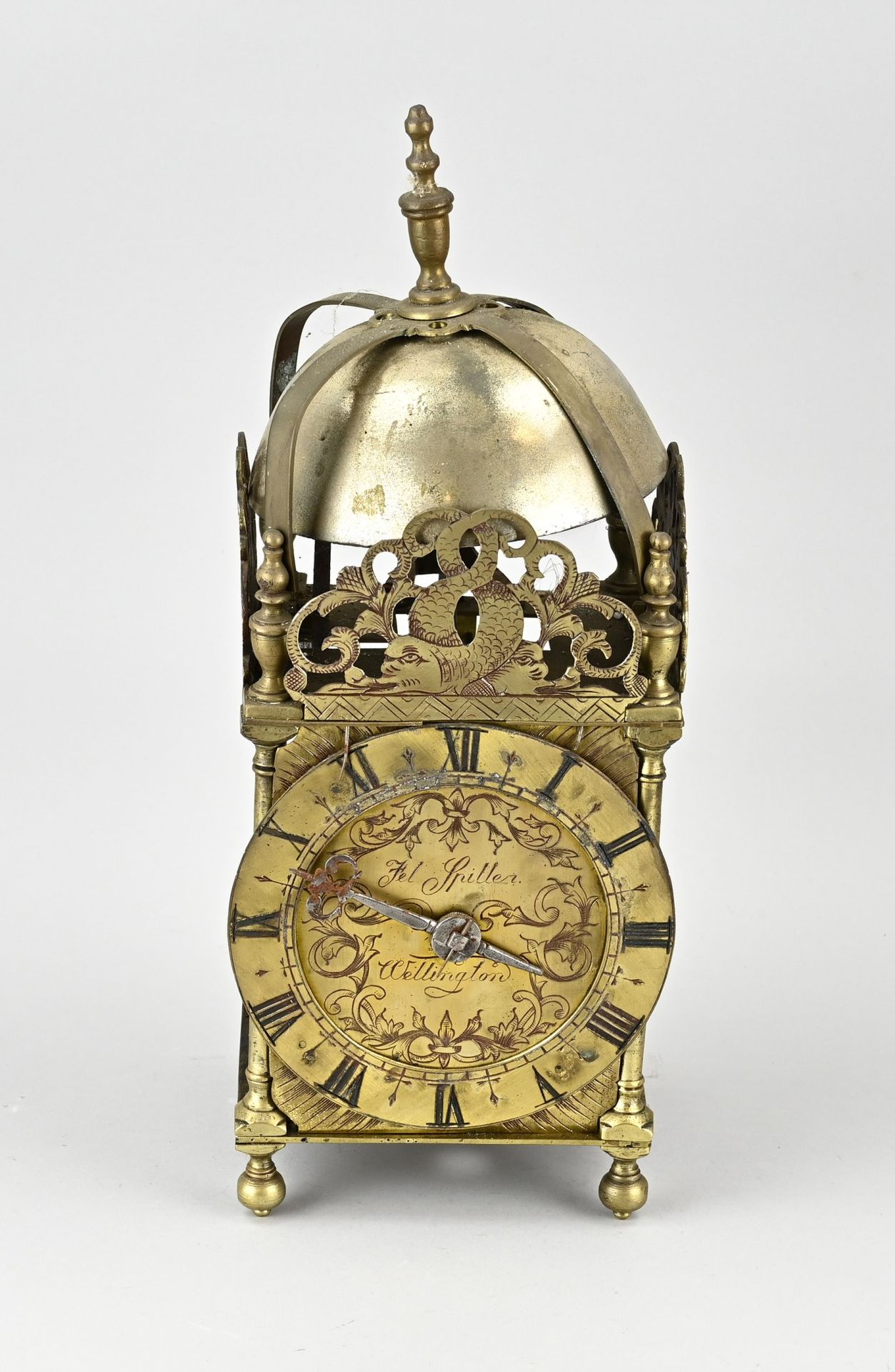 Null Horloge lanterne anglaise ancienne en bronze. Spiller Wellington. Sans poid&hellip;