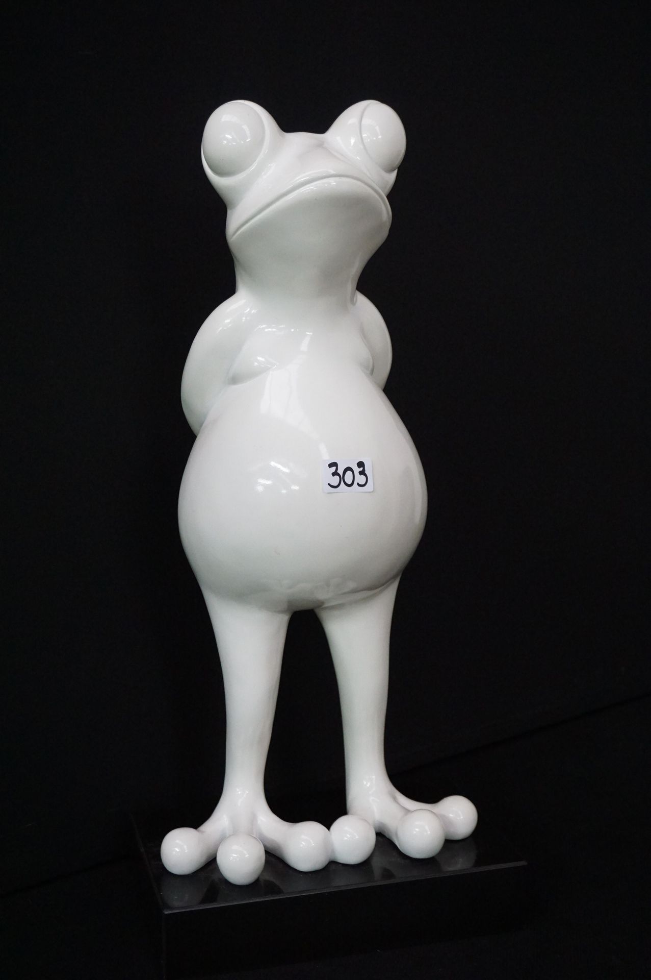 Null Modern sculpture in resin - "Frog" - H: 66 cm