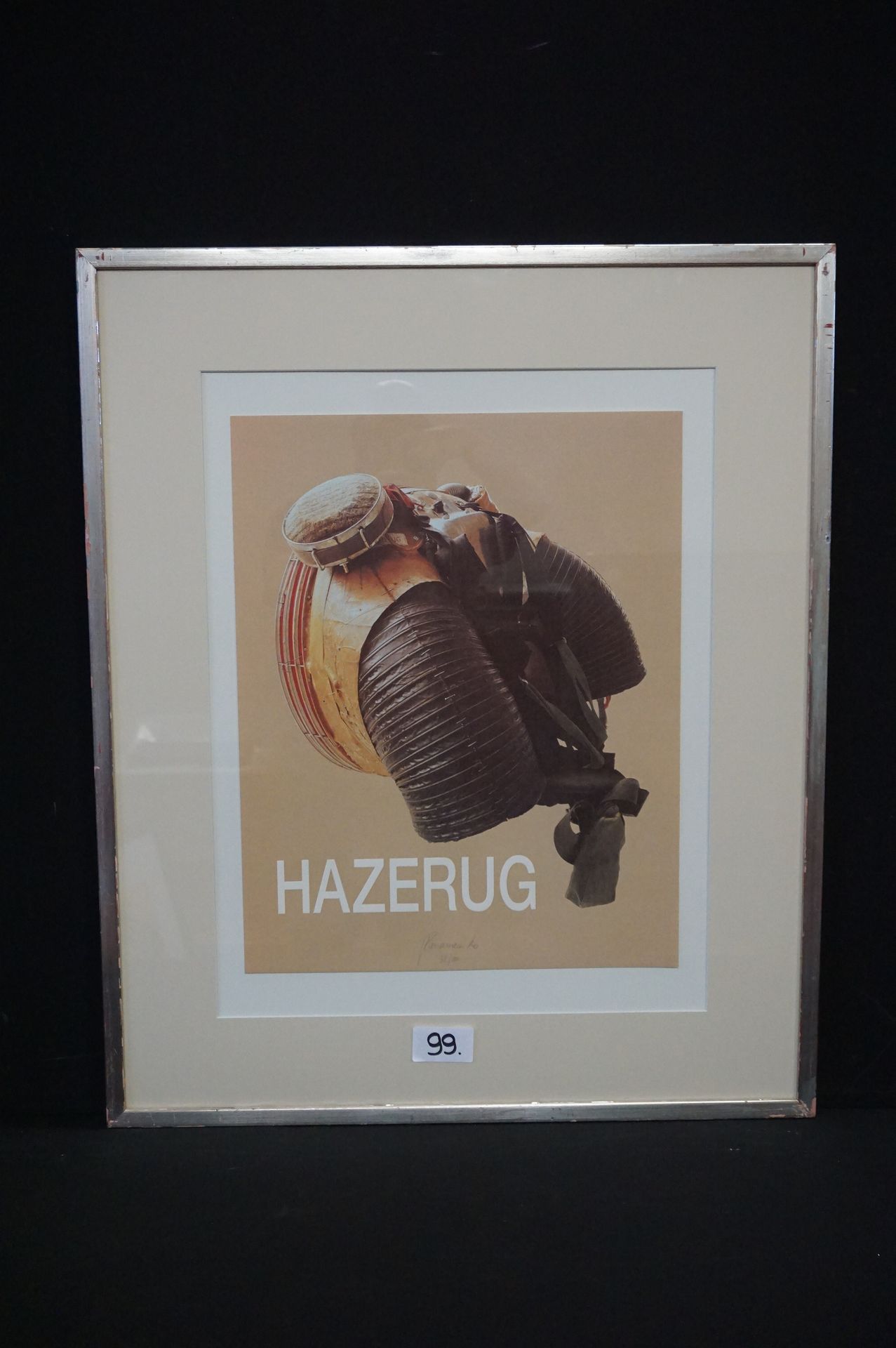 PANAMARENKO (1940 - 2019) "Hazerug" - Offset en couleur - Signé - Numéroté 35/10&hellip;