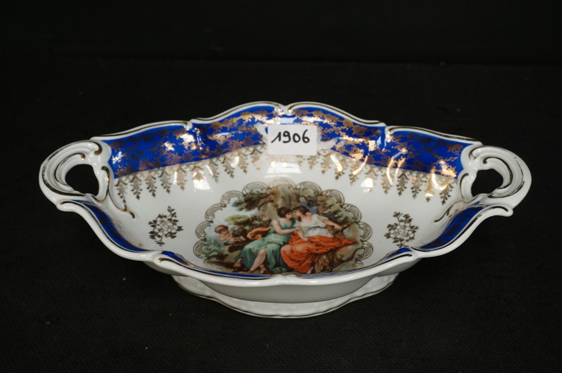 OSCAR SCHLEGELMILCH 瓷碗 - OSCAR SCHLEGELMILCH - 浪漫的装饰 - 长: 33 cm