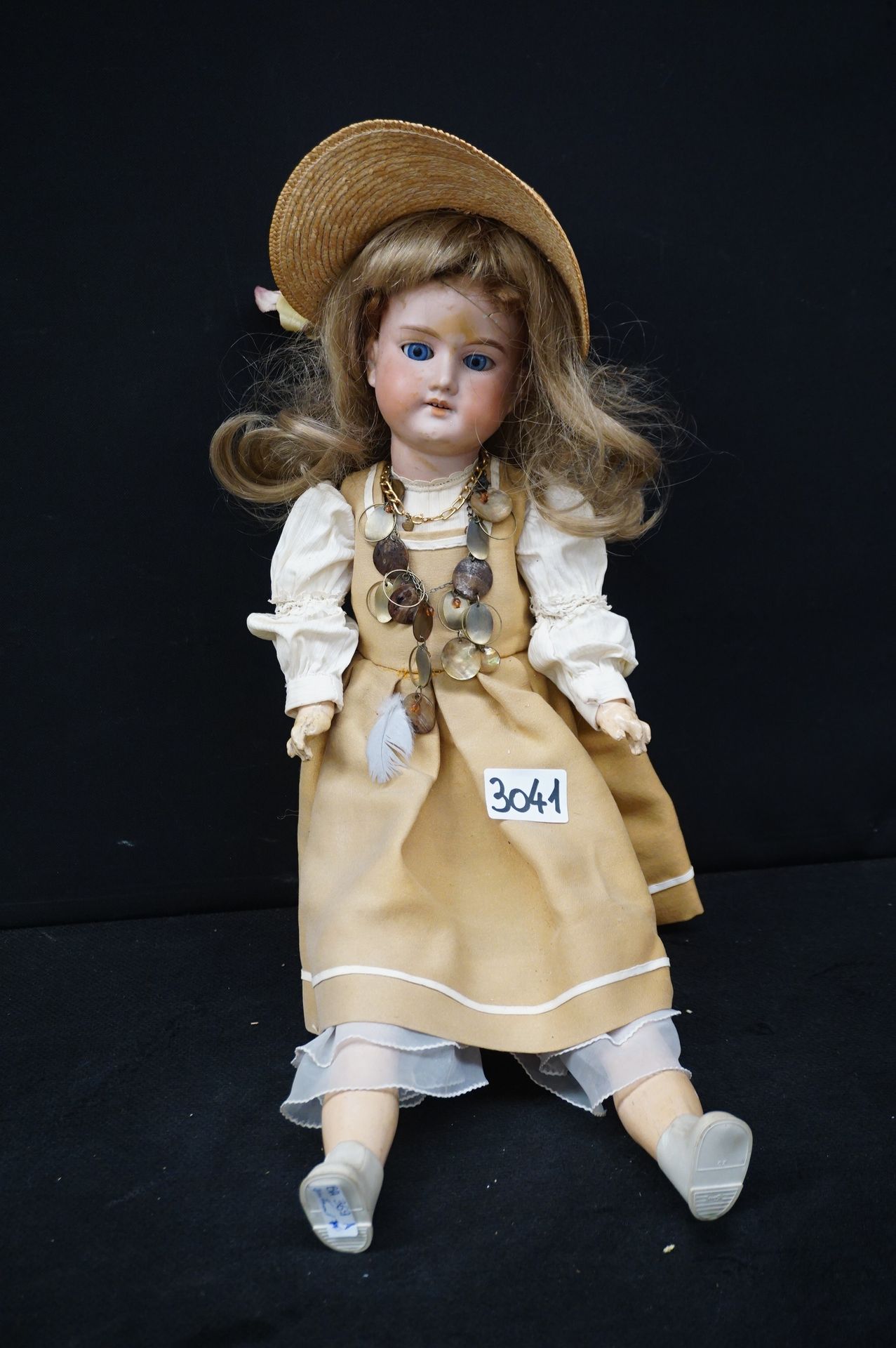 Null 古董瓷器娃娃 - ARMAND MARSEILLE - "390 A. 2 1/2 M"。- 头部恢复 - 长：50厘米