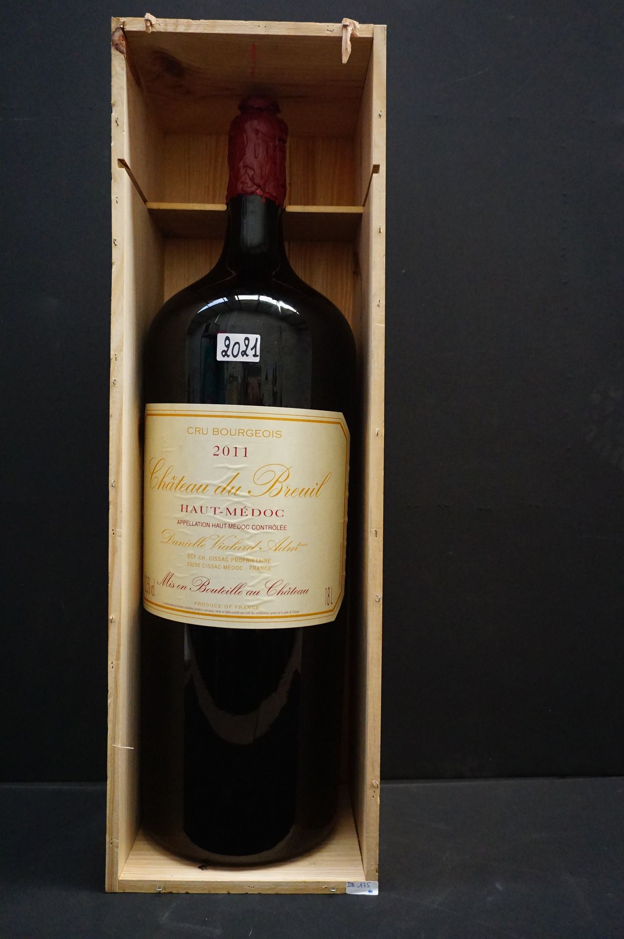 CHATEAU DU BREUIL "CHATEAU DU BREUIL" - 1 melchior red wine - 2011 - CRU BOURGEO&hellip;