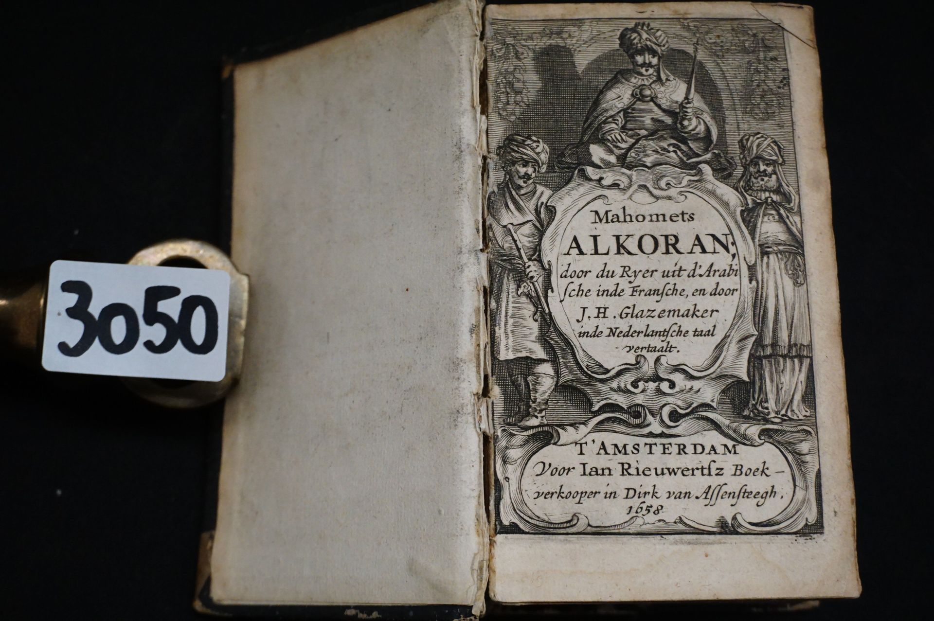 Année 1659 MAHOMETS ALKORAN door du RYER UIT d'ARABISCHE - T'AMSTERDAM -Le Coran&hellip;
