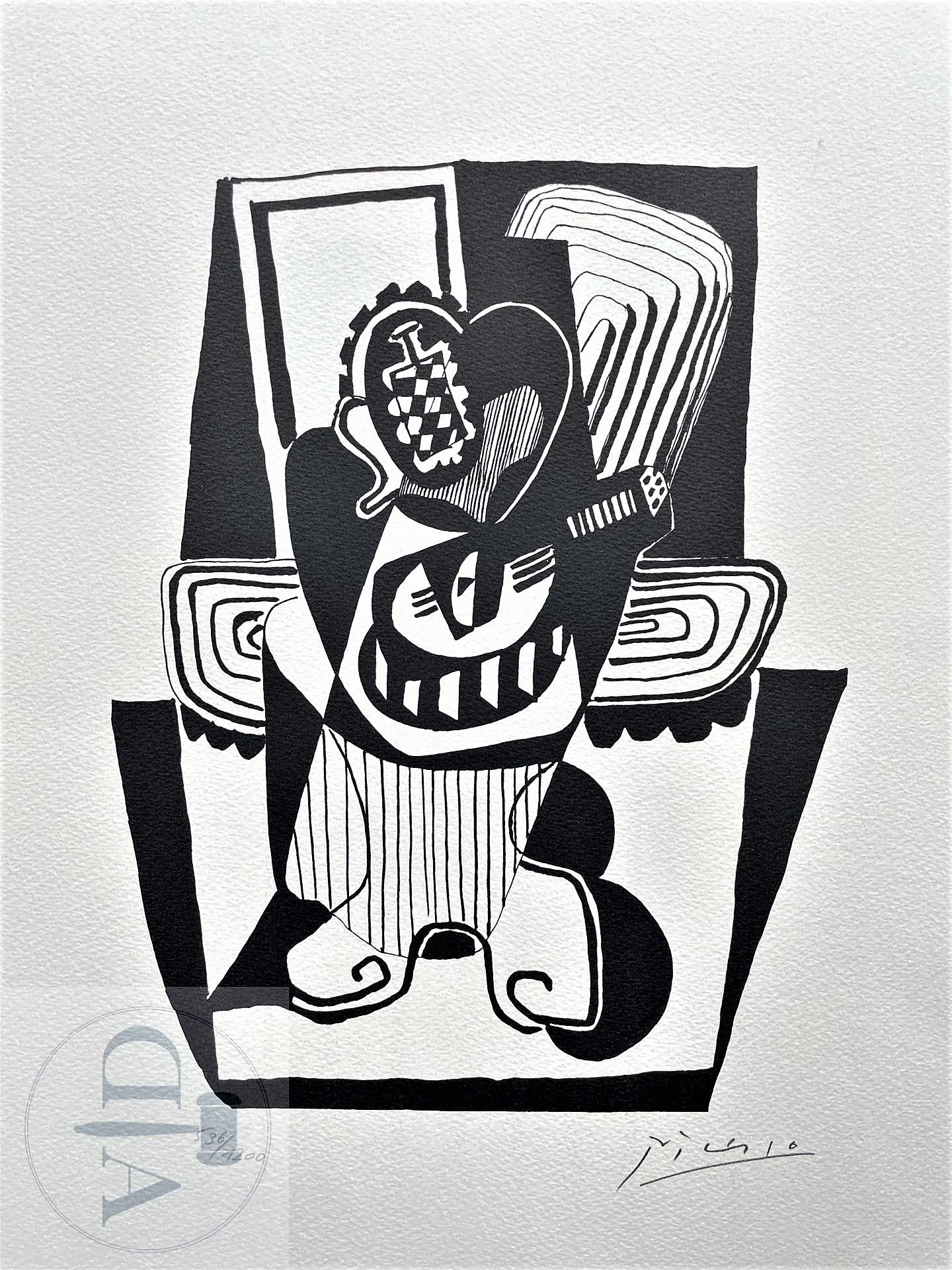 Null Picasso/Lithographie "Hélène chez Archimède planche XX" éditée en 1972 et n&hellip;