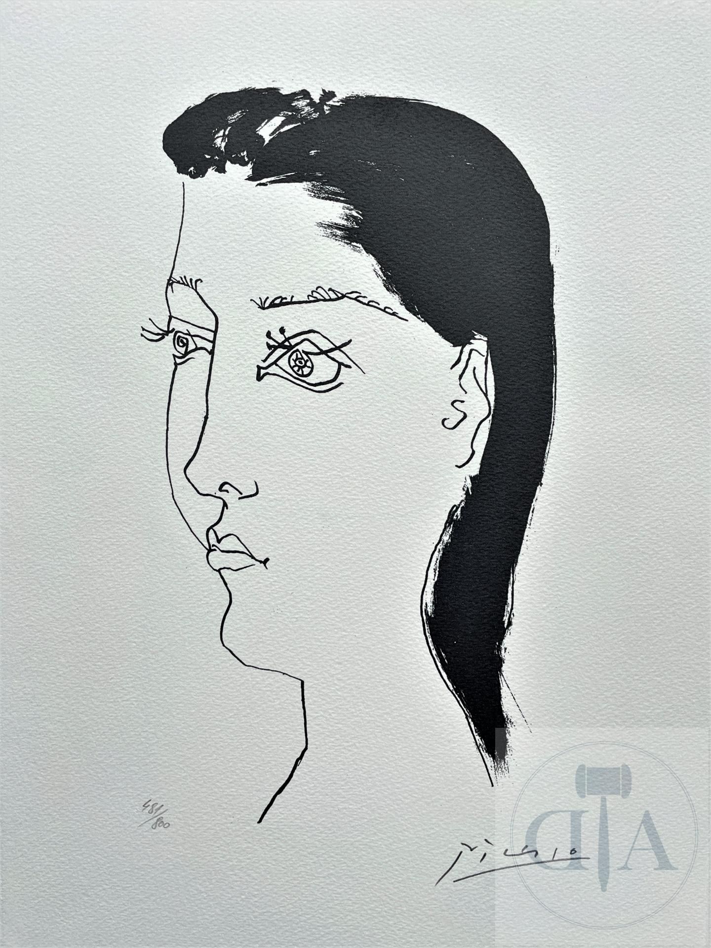 Null Picasso/Litografia "Gongora planche XX" edita nel 1972 e n°/800 ex. 28 X 38&hellip;