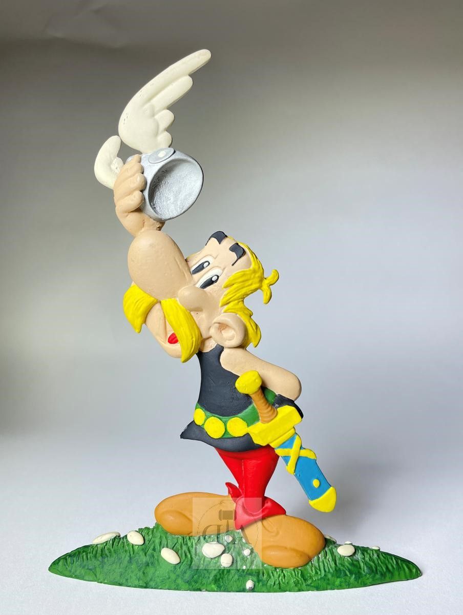 Null 乌德索/阿斯特里克斯。 Ref 31501 "Asterix "半圆版。 1994年左右以400 ex出版。 罕见。 原产地证书。 高19厘米! 有磨&hellip;