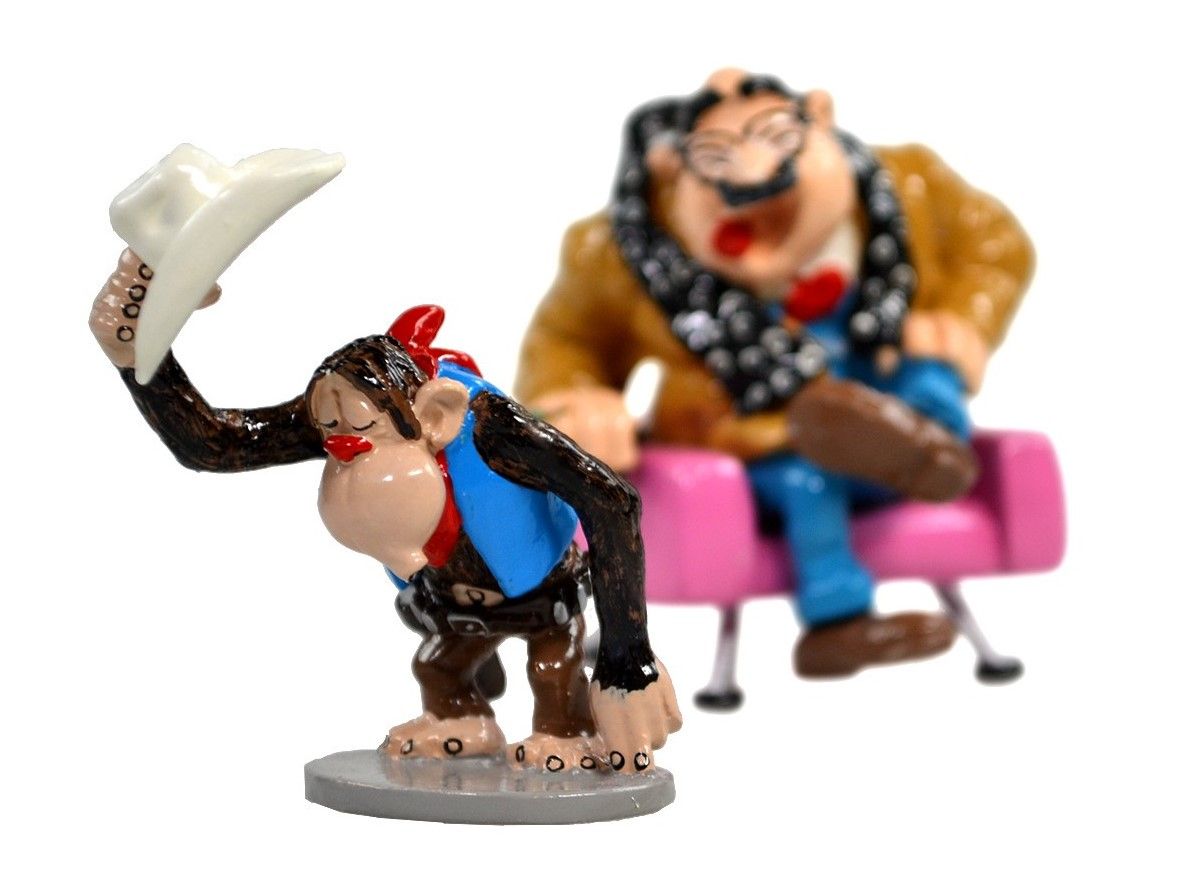Null Franquin/Gaston. Ref 4765 "Demesmaeker et le chimpanzé cow-boy". Edité à 10&hellip;