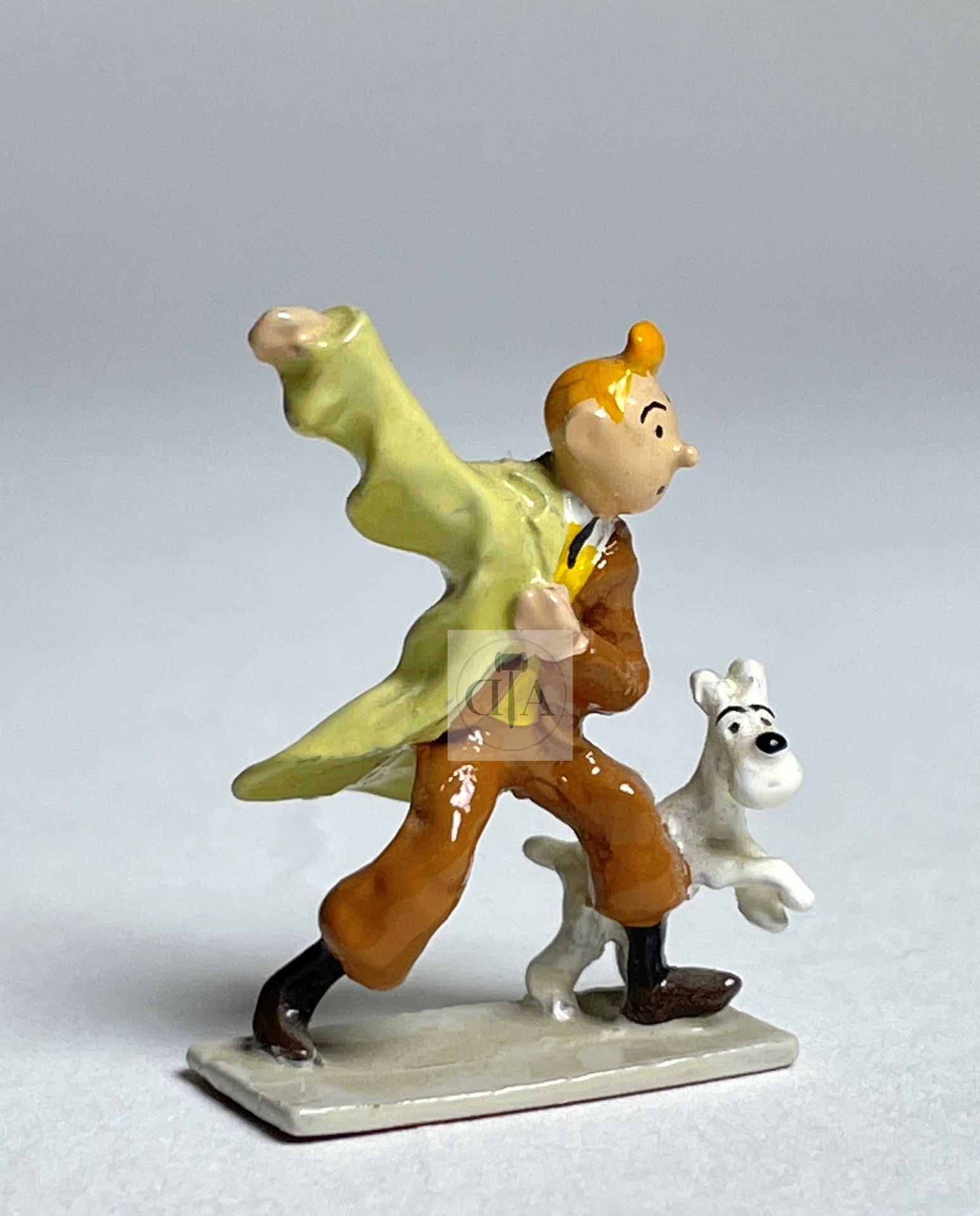 Null Hergé/Tintin. Minipixi ref 2101 "Tintin imperméable" herausgegeben bei 5700&hellip;