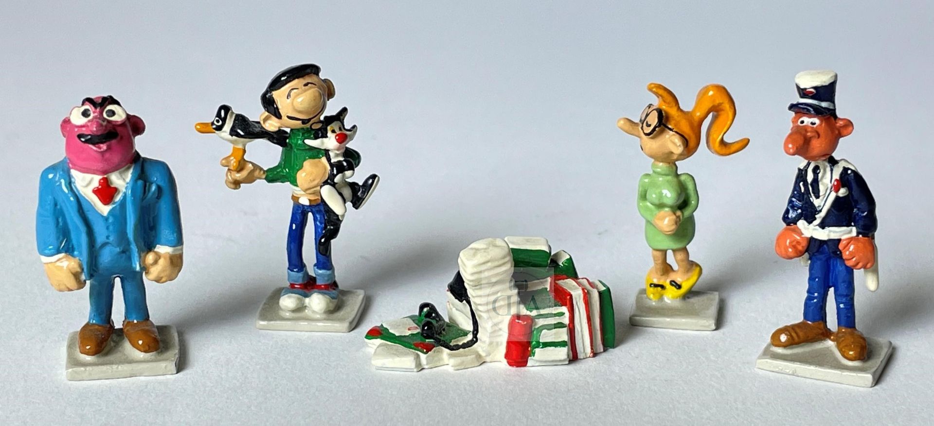 Null Franquin/Gaston. Minipixi ref 2162 "5 figuras" editado alrededor de 1997. E&hellip;