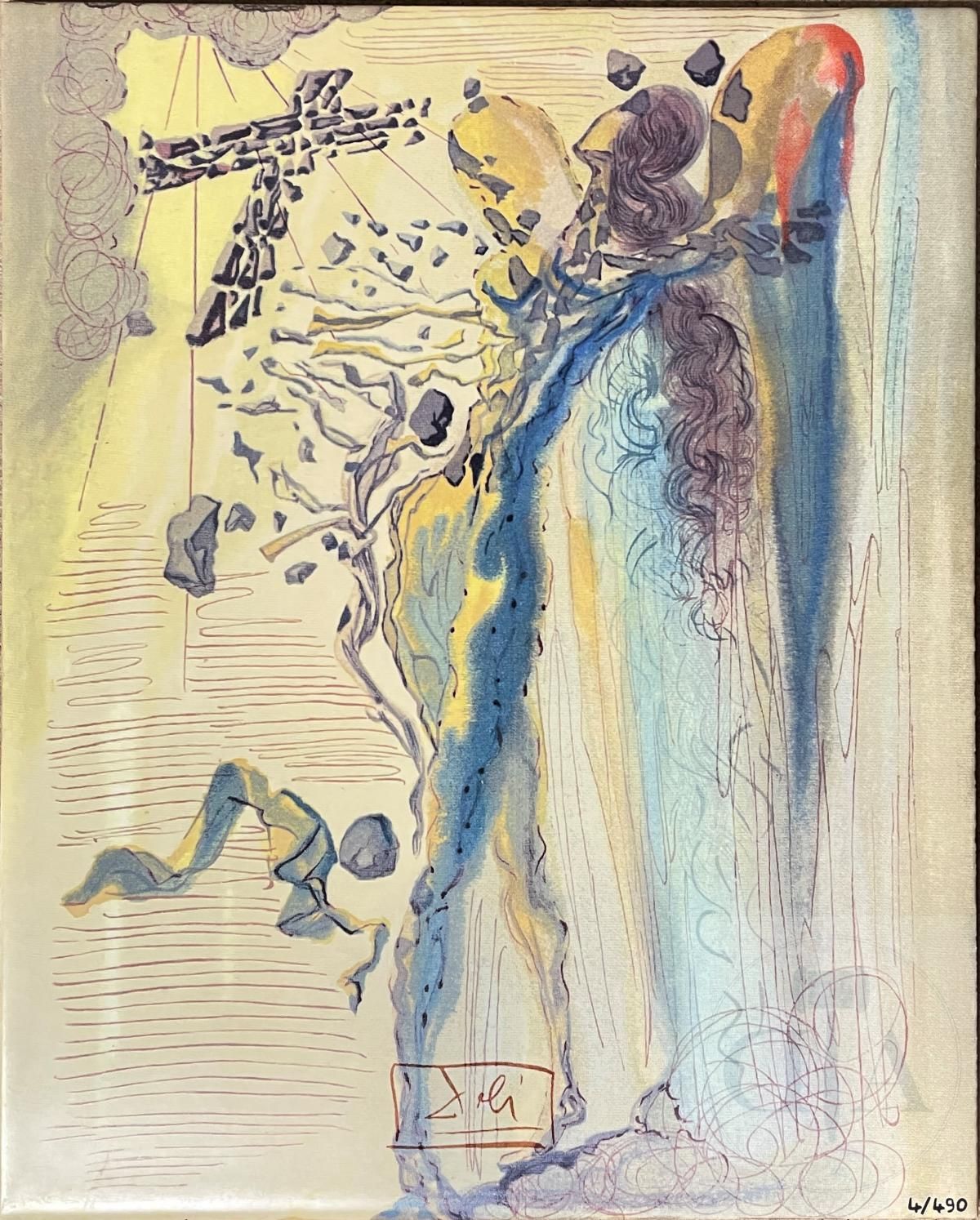 Null Salvador Dalí/La Divina Comedia. Serigrafía "L'éclat des Corps Glorieux" re&hellip;