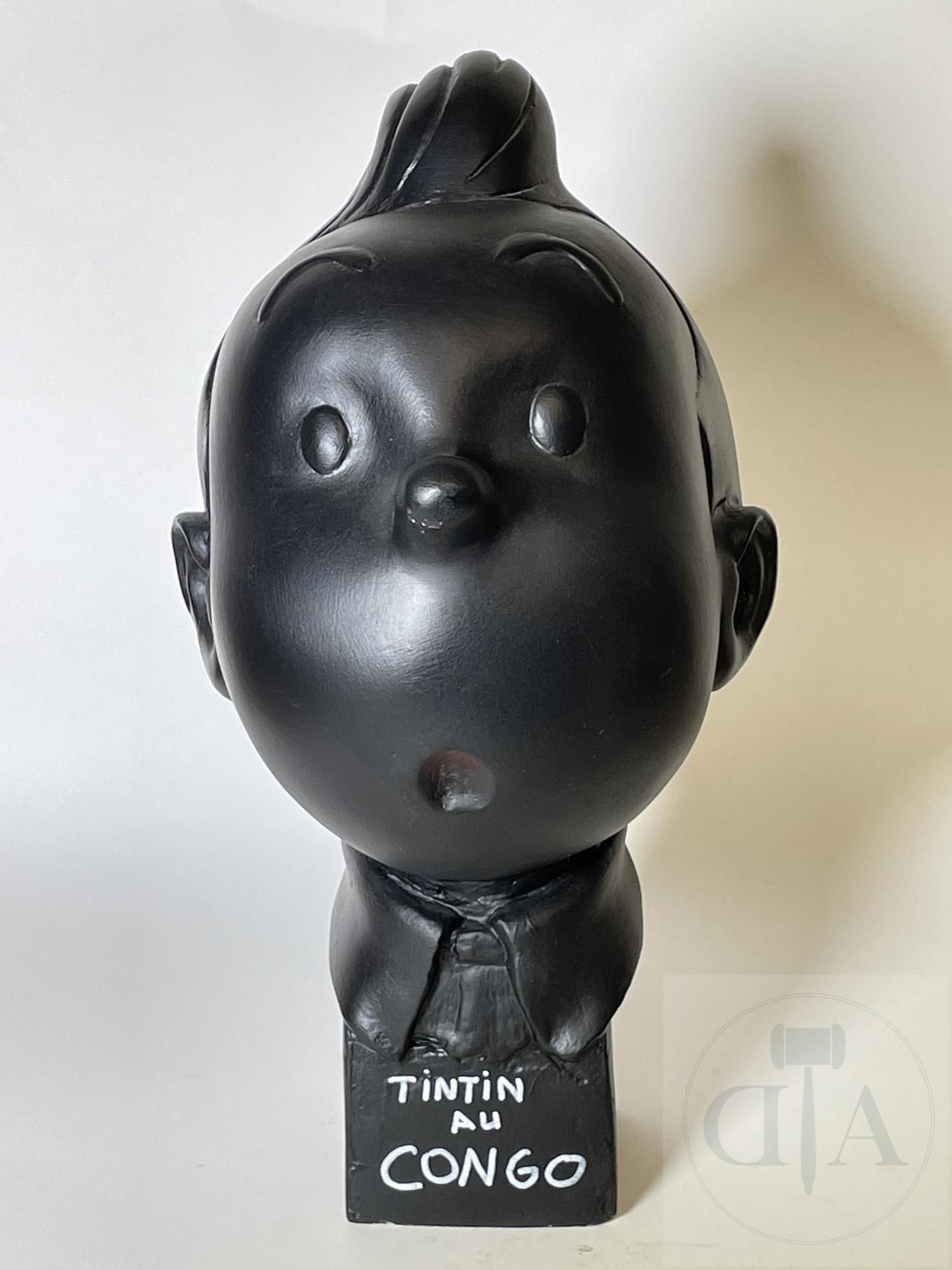 Null 
Bucquoy Jan/Tintin's sex life. Bust sculpture "Tintin in the Congo". Paint&hellip;