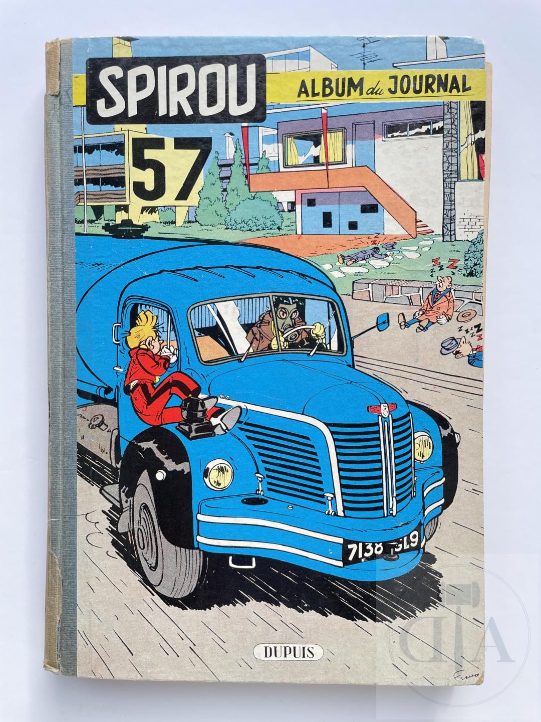Null Le journal de Spirou/Reliure editeur n°57 de 1956. Vollständig in BE.