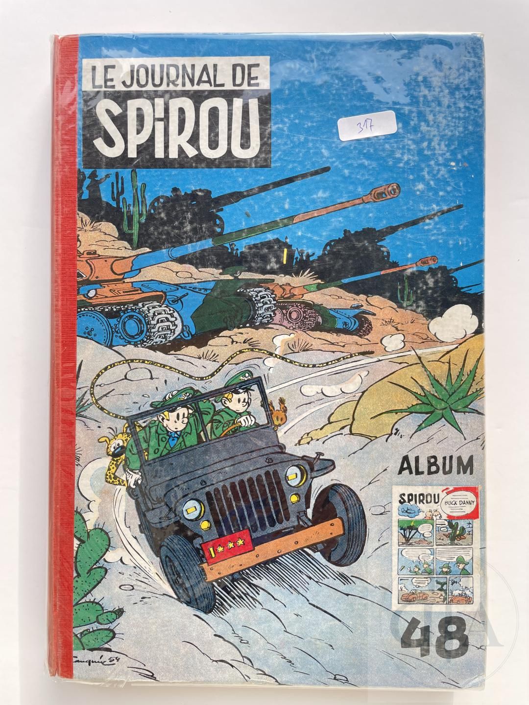 Null Le journal de Spirou/Reliure editeur n°48 de 1954. Vollständig in TBE.