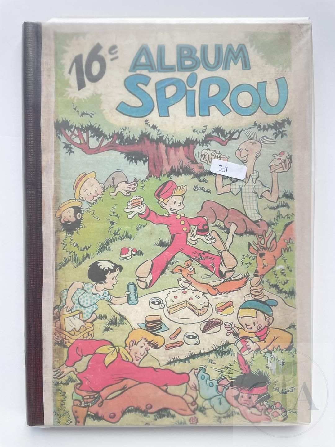 Null Le journal de Spirou/Reliure editeur n°16 de 1945. Vollständig und in gutem&hellip;