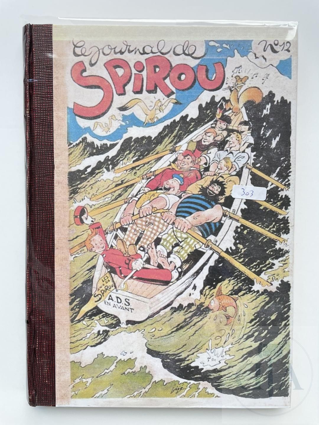 Null Le journal de Spirou/Reliure editeur n°12 of 1942. Complete in good conditi&hellip;