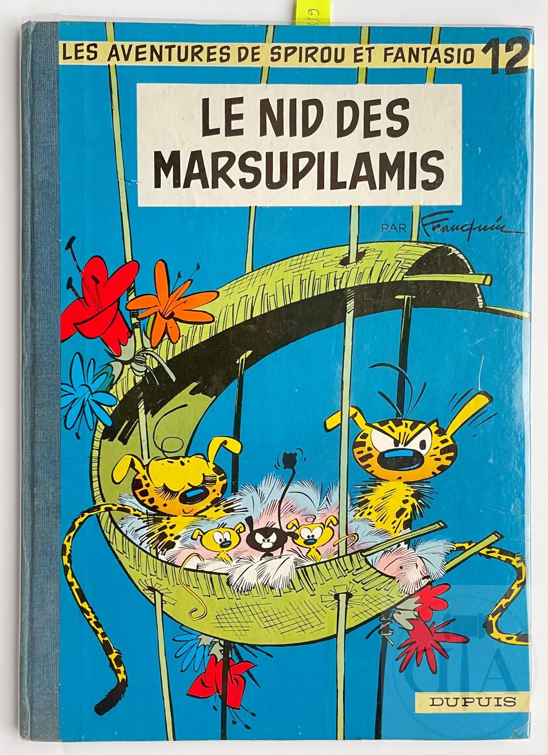 Null 弗朗昆/斯皮鲁和方塔西奥。 专辑T12 "Le nid des Marsupilamis" EO从1960年开始。 版面：TBE+边缘有小幅彩色修饰。&hellip;