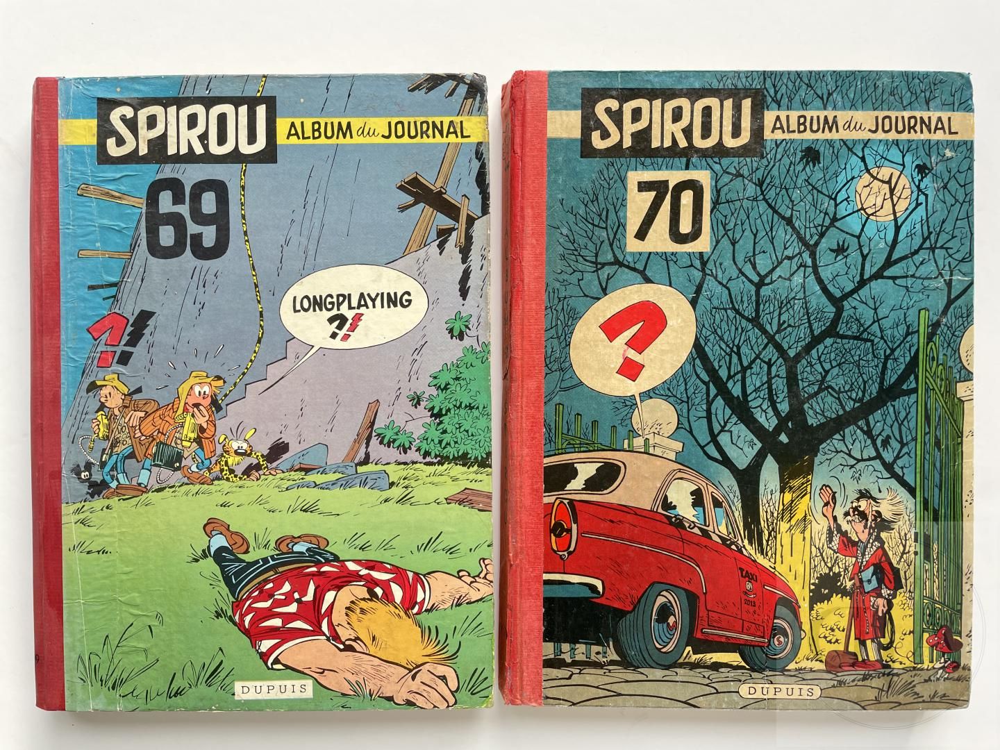 Null Le journal de Spirou/Reliure editeur n°69+70 de 1959. Completa en BE. Resta&hellip;
