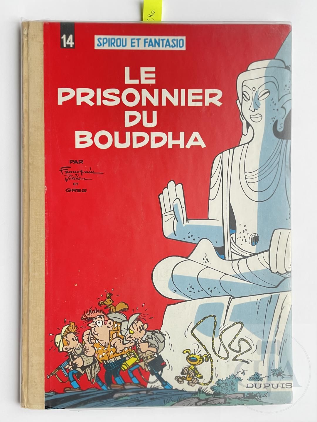 Null 弗朗昆/斯皮鲁和方塔西奥。 专辑T14 "Le prisonnier du Bouddha" EO从1960年开始。 版面：边缘和书脊上有TBE色彩修&hellip;