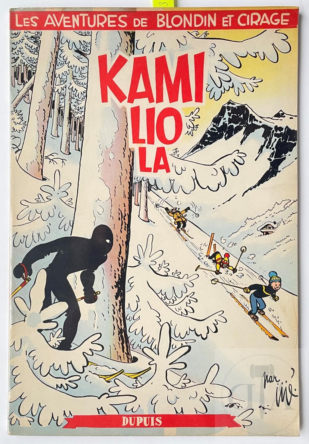 Null Gijé/Blondin y betún. Álbum T7 "Kami Lio La" EO de 1954. Raro. Tablas: TBE+&hellip;