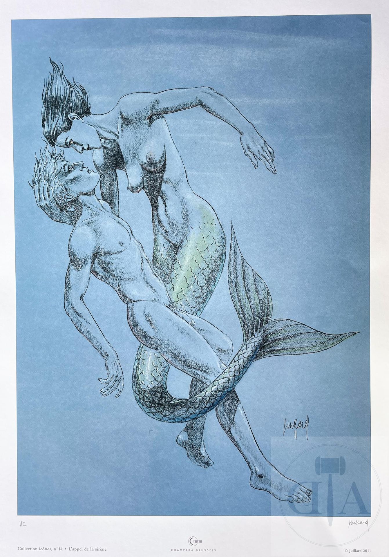 Null Juillard/Mezek. Offset print "L'appelle de la sirène" edited in 2011, signe&hellip;