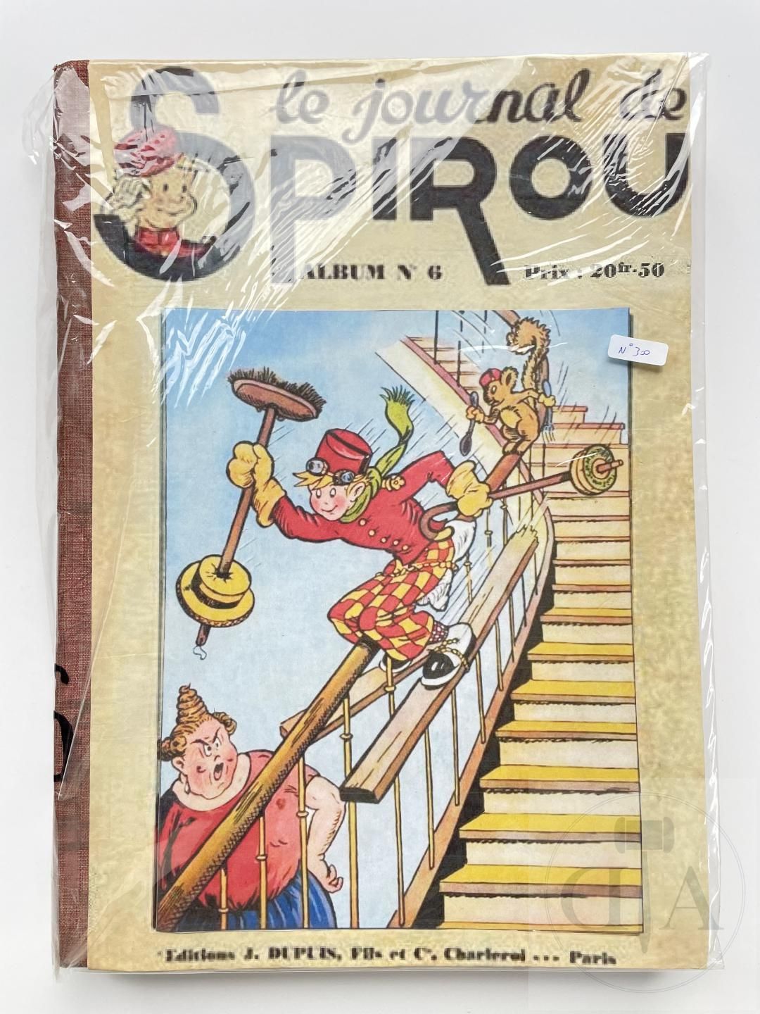 Null Le journal de Spirou/Reliure editeur n°6 of 1940. 完整的状态良好。 旧的修复：新的封面，3个第一页和&hellip;