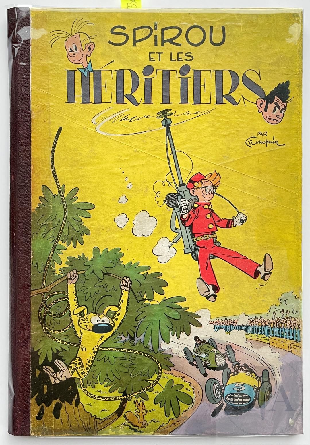 Null Franquin/Spirou and Fantasio. Album T4 "Les héritiers" EO of 1952 with old &hellip;
