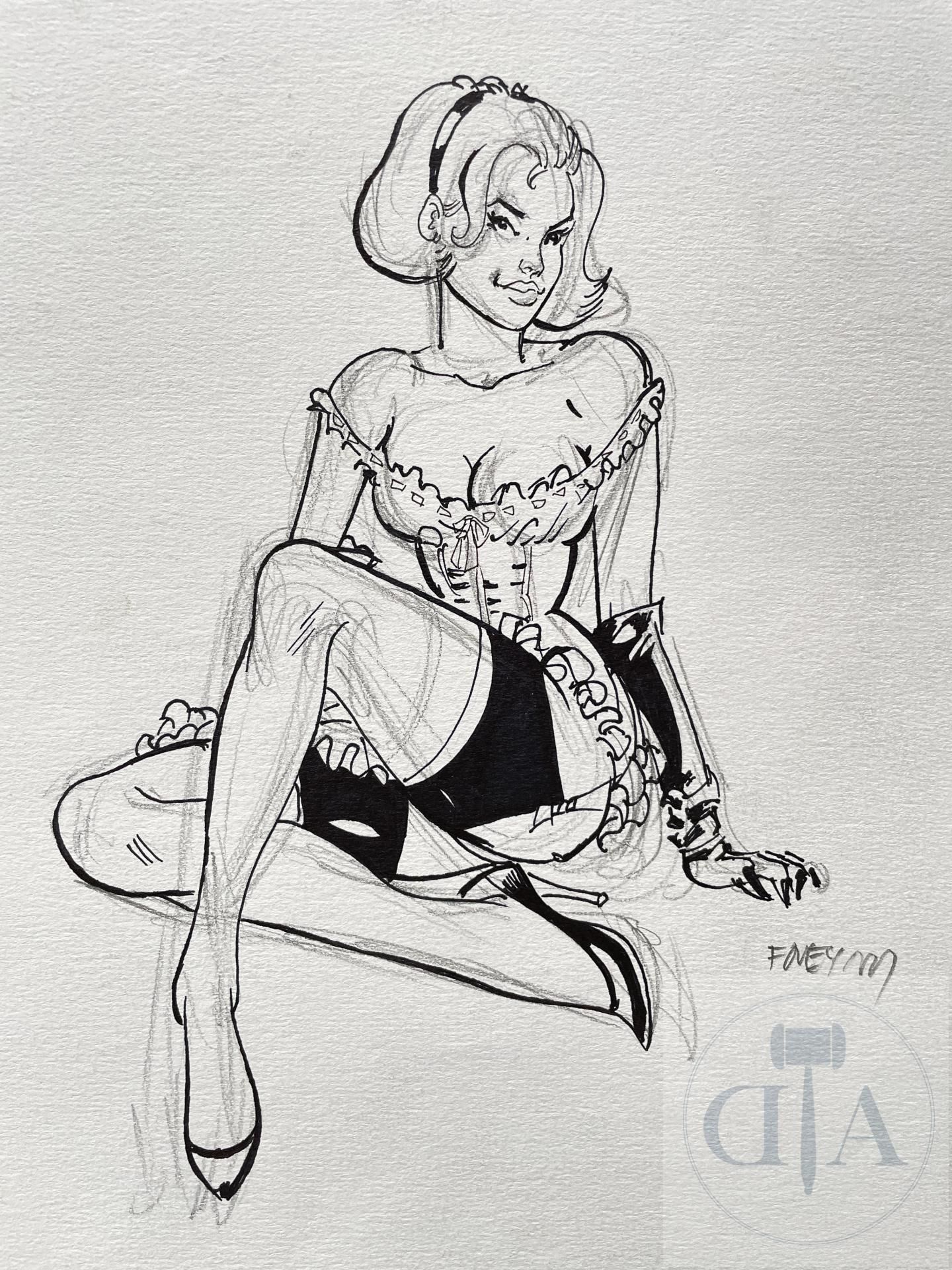 Null Meynet/Original drawing illustrating Mirabelle made for a portfolio. India &hellip;