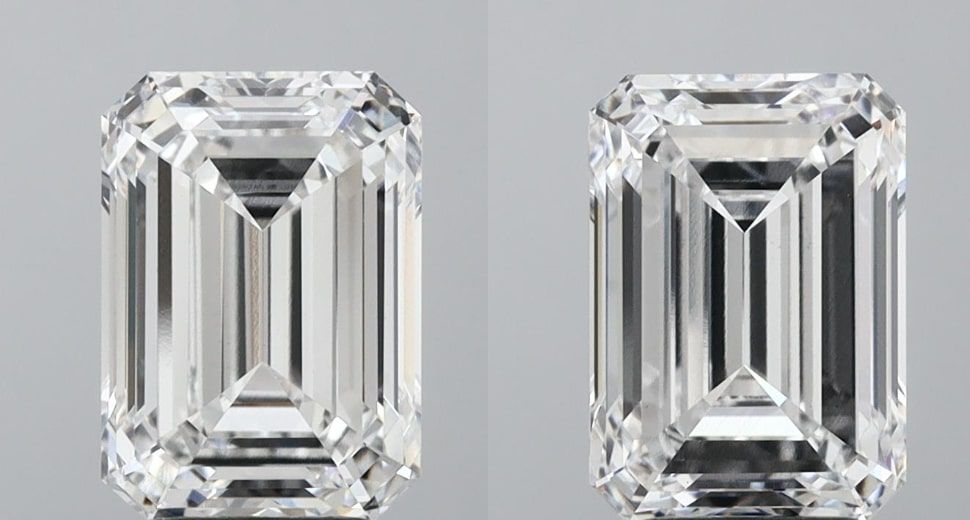 Diamants / Diamonds Paar hochwertige, im Labor gezüchtete Diamanten, insgesamt 8&hellip;