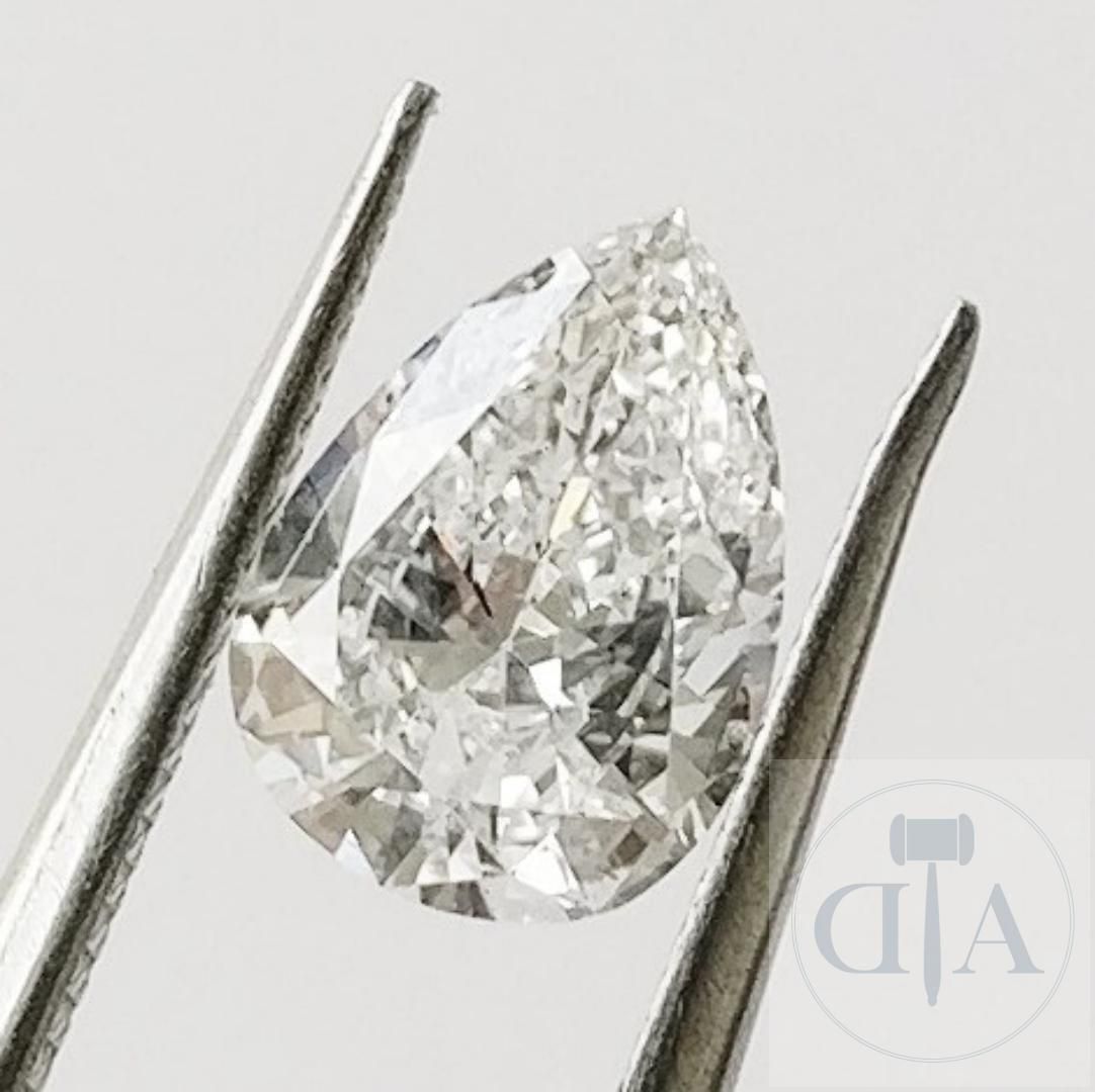 Null "Diamant 0,55ct certifié HRD - Certificat HRD n° 220000018592 
- Forme : Po&hellip;